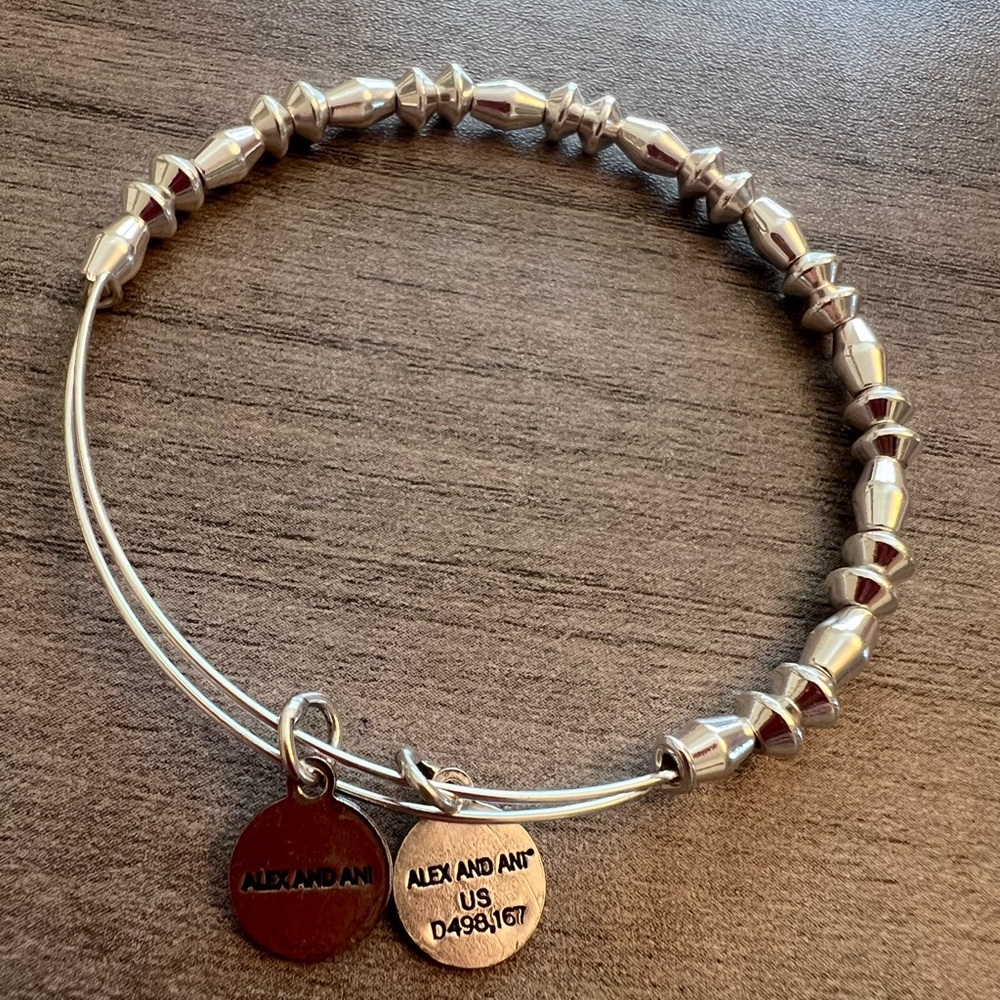 Alex and Ani Silver Beaded Bracelet - Picture 5 of 5